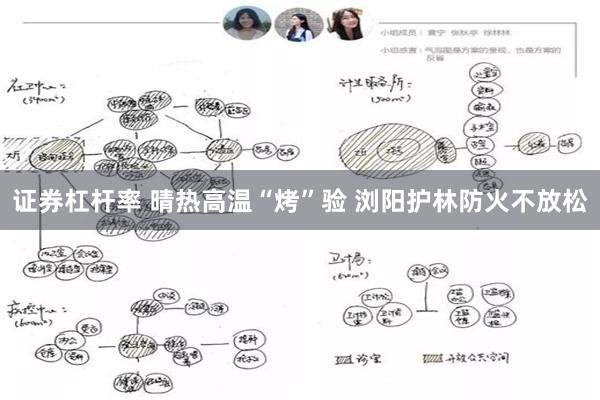 证券杠杆率 晴热高温“烤”验 浏阳护林防火不放松