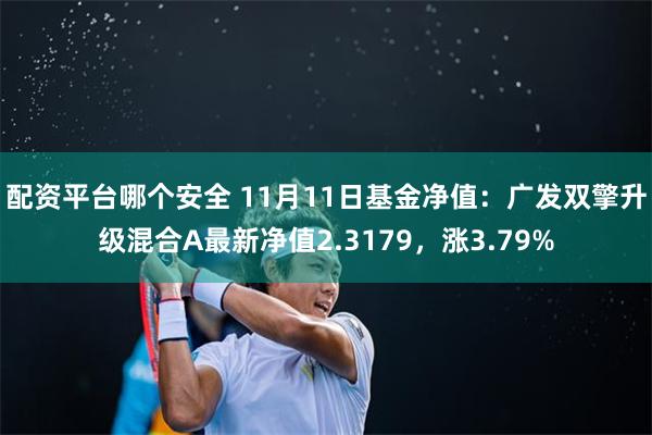 配资平台哪个安全 11月11日基金净值：广发双擎升级混合A最新净值2.3179，涨3.79%