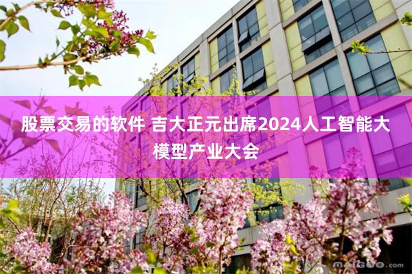 股票交易的软件 吉大正元出席2024人工智能大模型产业大会