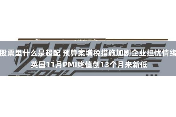 股票里什么是超配 预算案增税措施加剧企业担忧情绪 英国11月PMI终值创13个月来新低